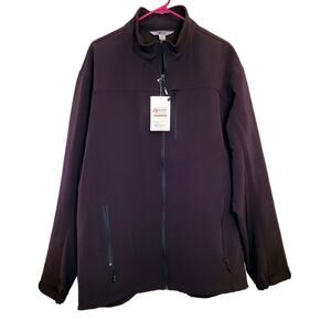 New Gander Mountain Mens black full zip utility performance jacket size XL